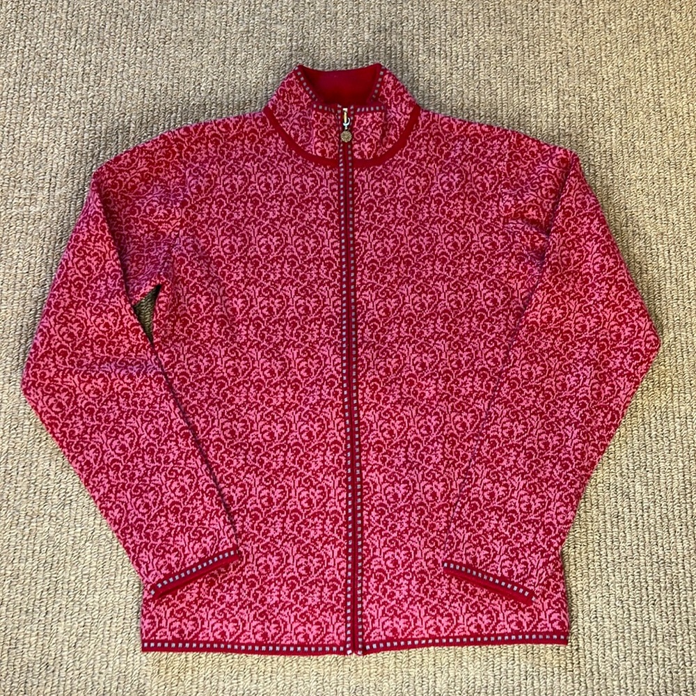 Neve Designs 100% Wool Zip Cardigan Sweater small